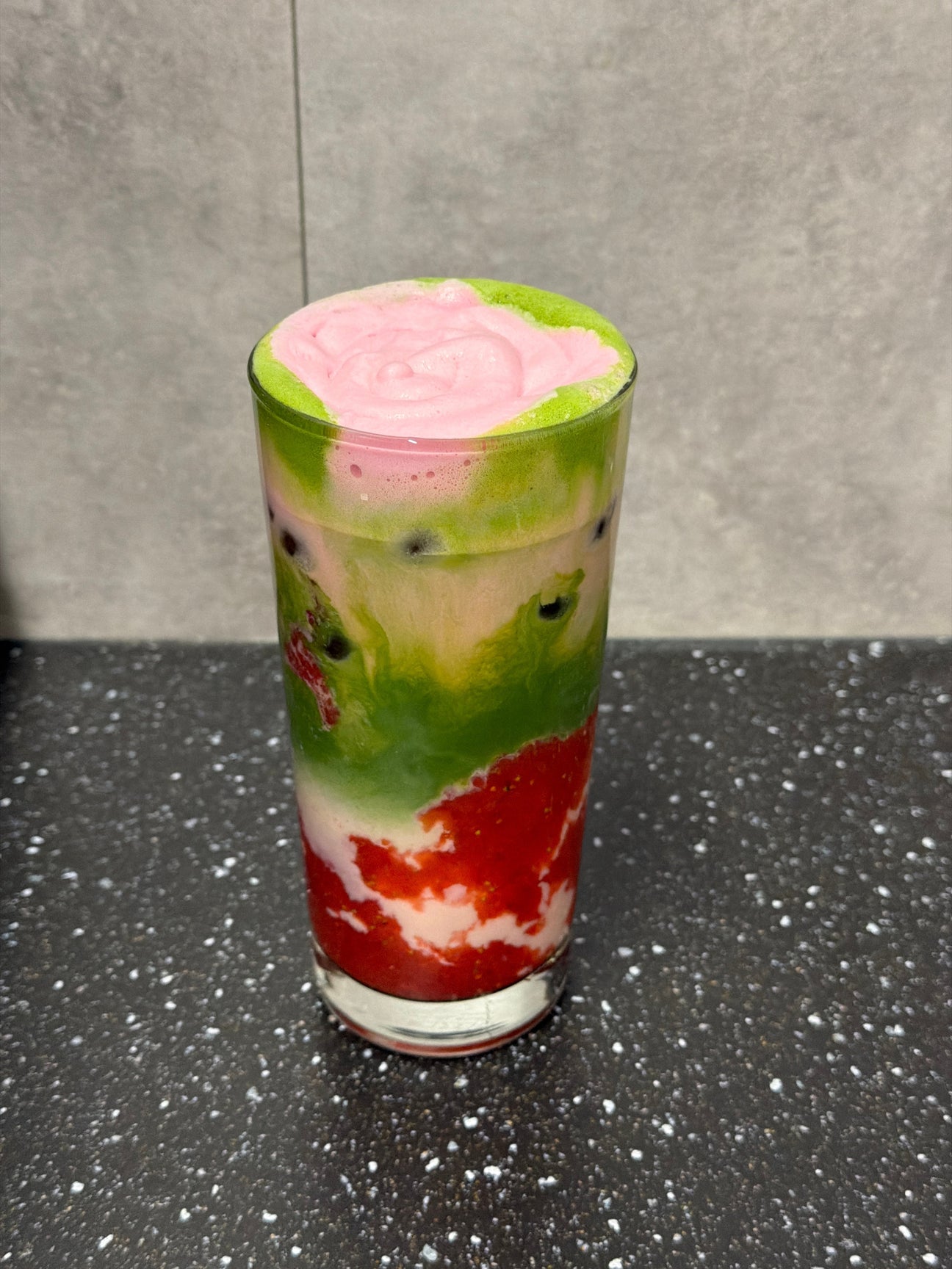 Iced Matcha with Strawberry Milk – Trendy Matcha Recipe