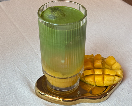 Mango Coconut Water Matcha Cloud – Tropical, Refreshing and Perfect for Summer